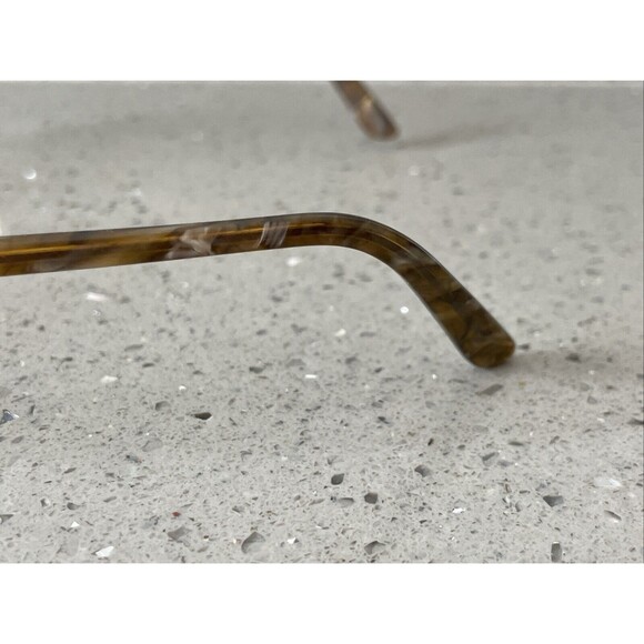 RAY BAN RB8615 1033 TITANIUM H Eyeglasses Frames ONLY 54-18-140 Brown Marble - Picture 5 of 13